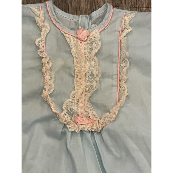 Girl's Vintage 60s 70’s Lot of 2 Nightgown and full slip 4T - Picture 4 of 14